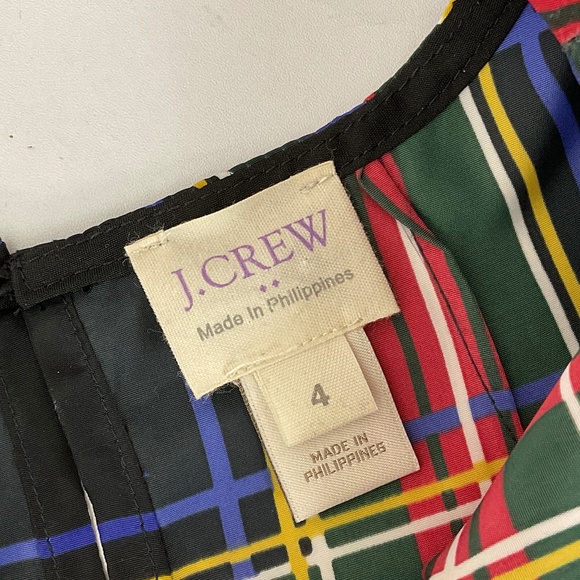 J. Crew Tartan Plaid Ruffle Tank - Picture 5 of 5
